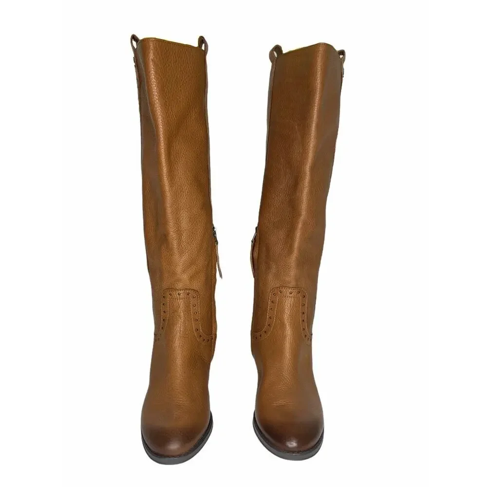 Sam Edelman Prina Riding Boot whiskey 6.5‎ NEW $150